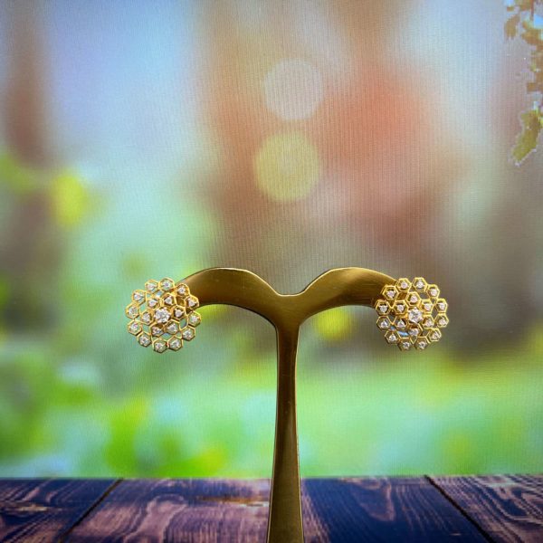 The Pippa Gold Stud  Earrings
