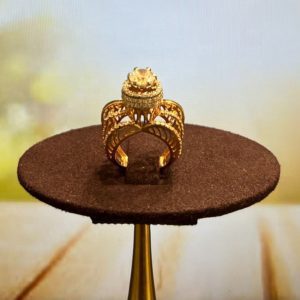 The Silvio Rose Gold Cocktail Ring
