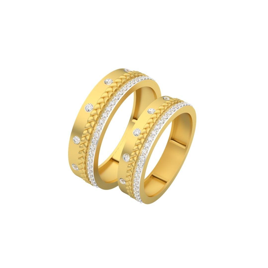 Couple Ring (CRG0018) | Satva Gold-saigonsouth.com.vn