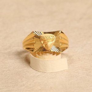 James Yellow Gold Ring for Men