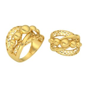 22Kt Plain Gold Ring For Women