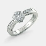 Gleamy Sphere Diamond Ring