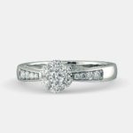 Gleamy Sphere Diamond Ring