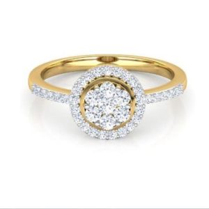 Triune Sparkling Diamond Ring