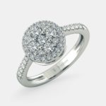 Mesh Cluster Diamond Ring