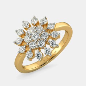 Nora Rising Sun Diamond Ring