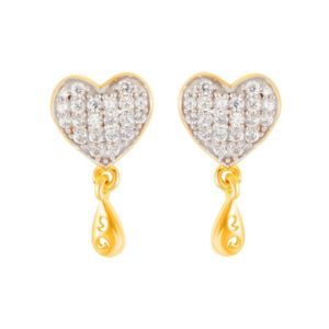 The Bhriti Heart Stud Earrings