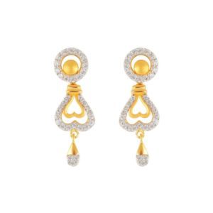 Simple And Elegant Yellow Gold Earrings