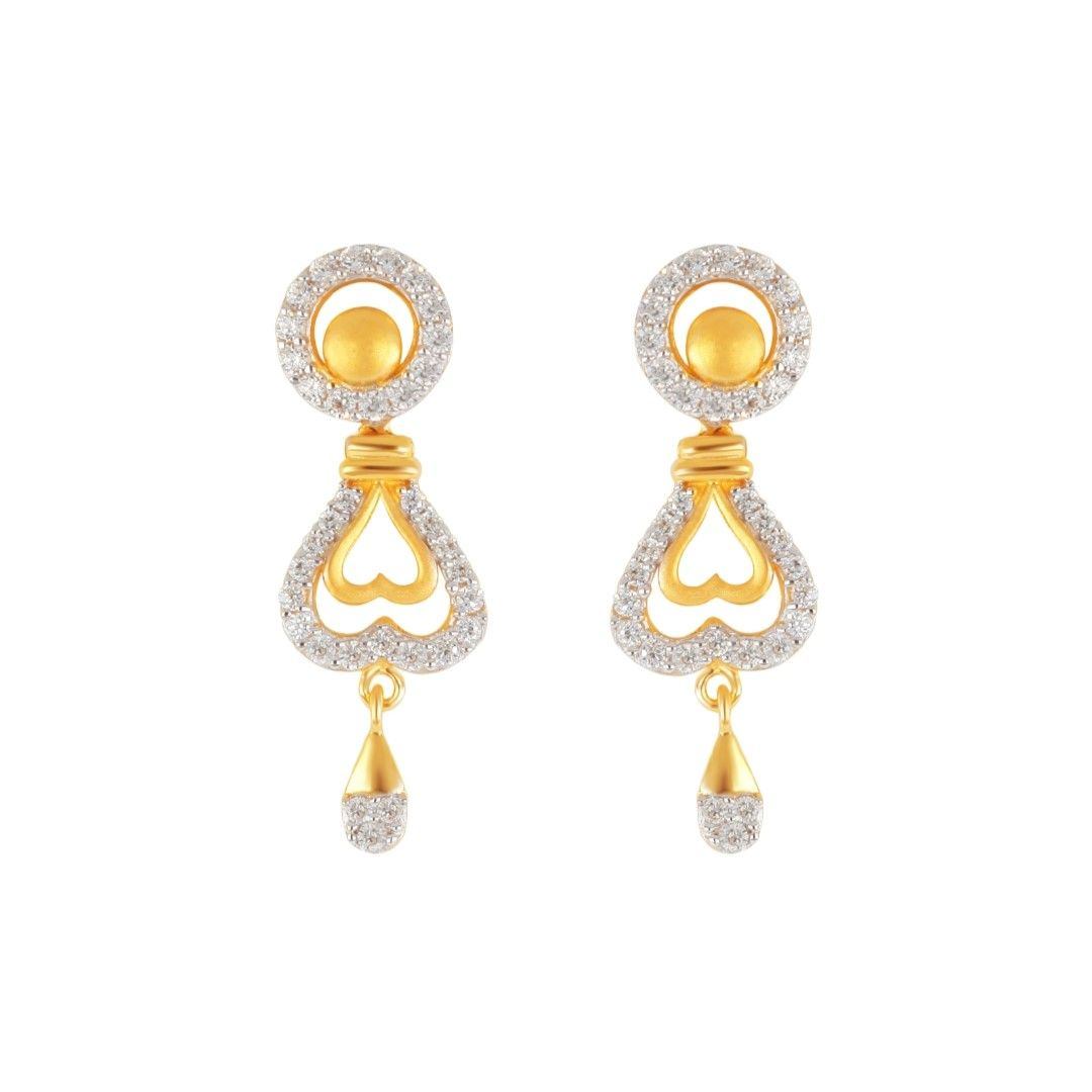 Simple earrings designs | Beautiful simple earrings design 😍 Follow Our  page for more Designs 😍👇 | By Siddiquea Gold Jewellery | Facebook