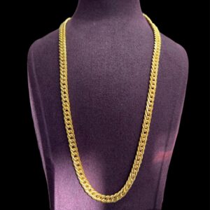 Rose Gold 18kt Curb Chain