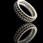 Silver Zircon Band