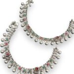 925 Sterling Silver Heavy Kundan Payal