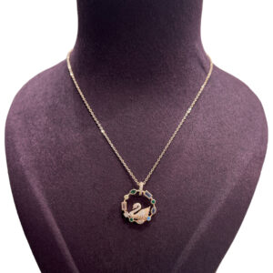 The Swan Cut Stone Necklace