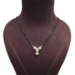 Sterling Silver Tear Drop Mangalsutra