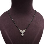 Sterling Silver Tear Drop Mangalsutra