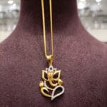 Golden Ganesh Charm Pendant