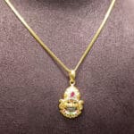 Golden Shyam Bhakti Pendant