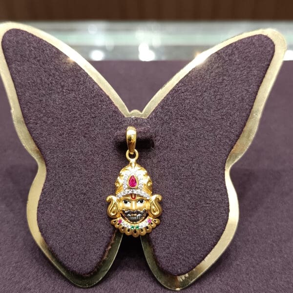 Golden Shyam Bhakti Pendant