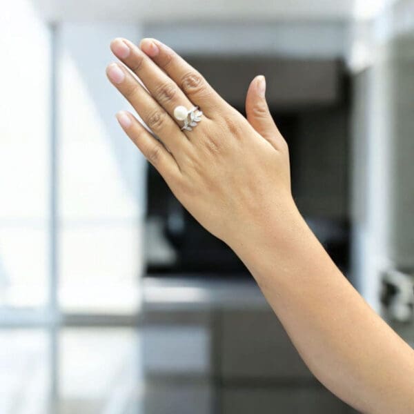 Pearl Valli 925 Silver Ring