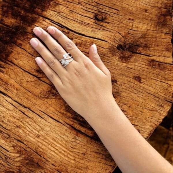 Wavy 925 Sterling Silver Ring