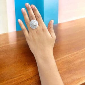 Moon Halo 925 Silver Ring